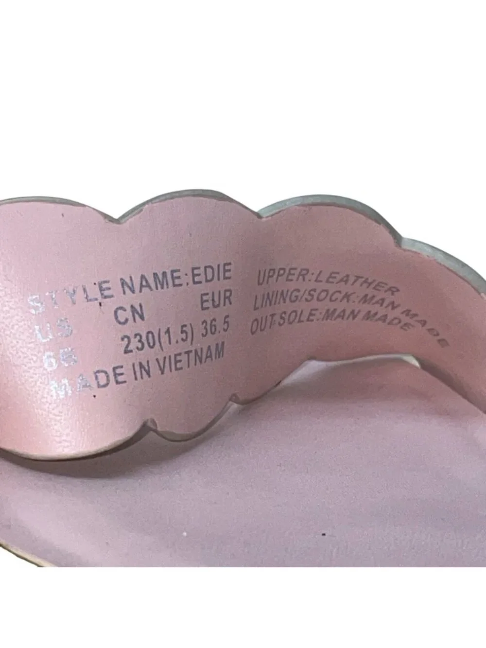 Kate Spade Women’s Metallic Gold & Pink Leather Block Heel Edie Sandals Size 6B